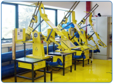 Connecting and pumping from grinding and polishing machines